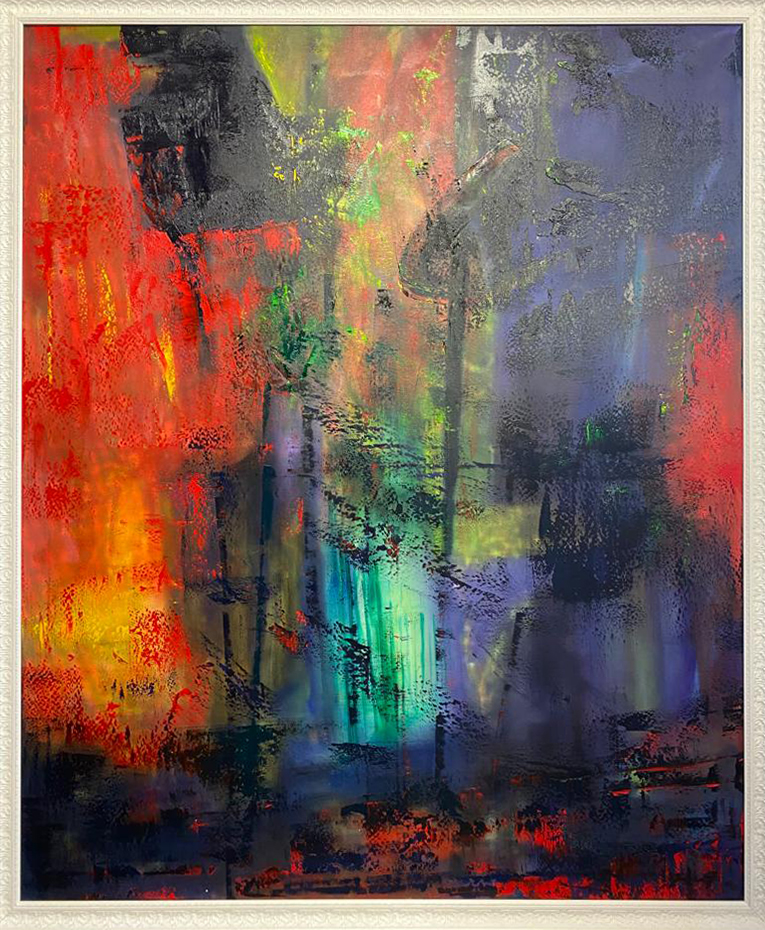 L'orizzonte finale - 170x140cm - Technique: Oil on canvas
