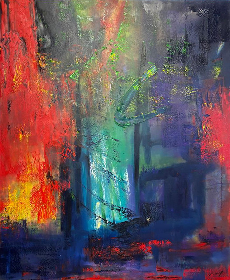 Mondo Inuit - 170x140cm - Technique: Oil on canvas