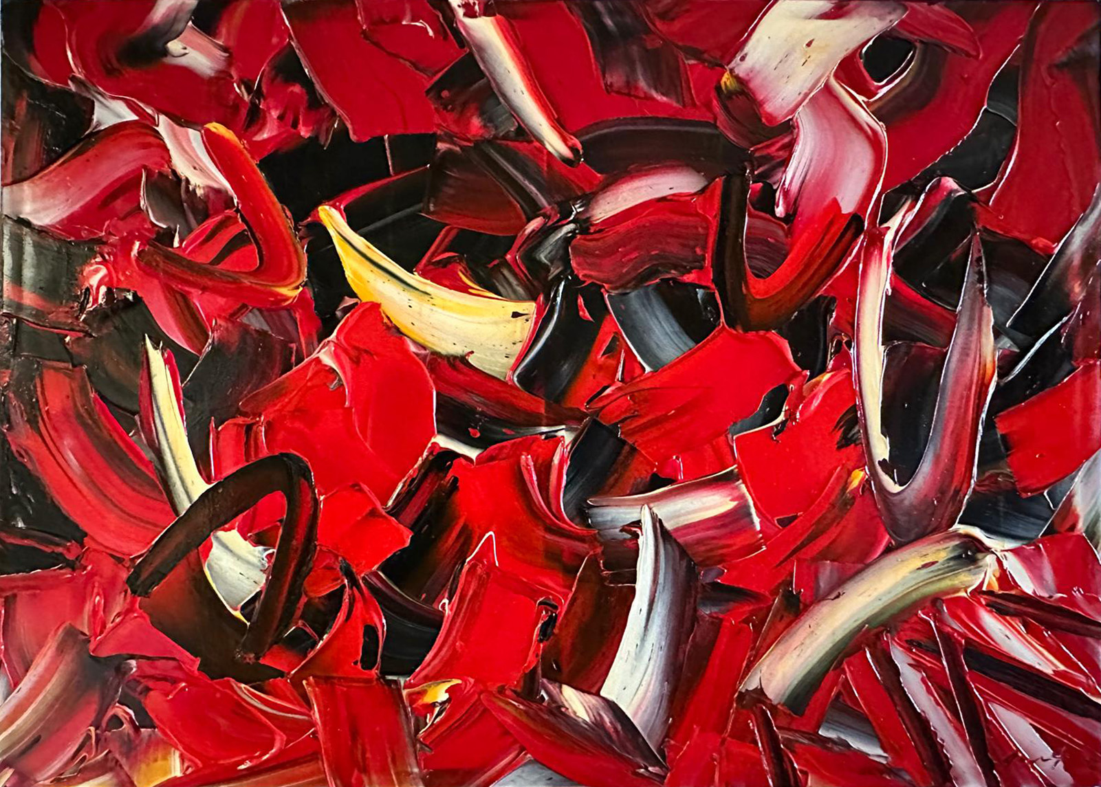 Surriscaldamento - Il Piano di L.A. - 139x188cm - Technique: Oil on canvas