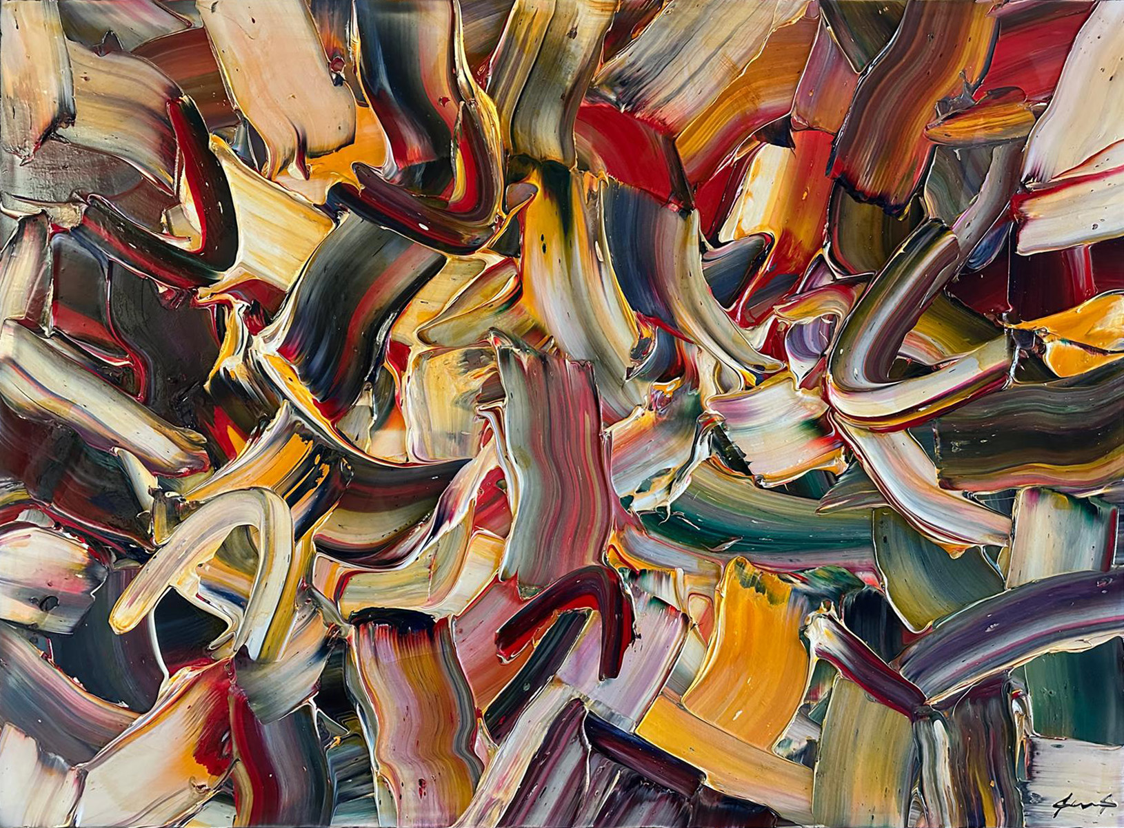 Tutti i colori del mondo - 130x180cm - Technique: Oil on canvas